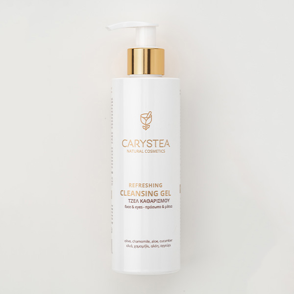 Carystea Refreshing Cleansing Gel - Τζελ καθαρισμού για πρόσωπο & μάτια 250ml