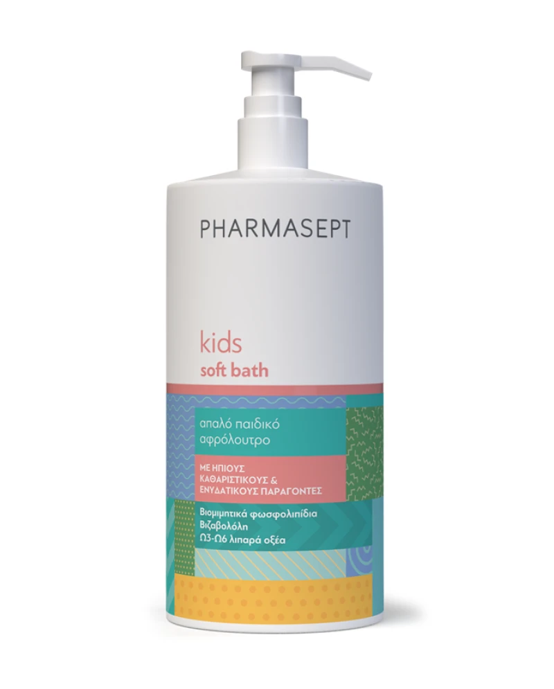 KIDS SOFT BATH 1LT Pharmasept Kids Soft Bath (1000ml) - Απαλό Παιδικό Αφρόλουτρο - Image 1