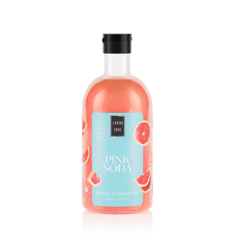 LC - Pink Shoda Shower Gel-800x800 Lavish Care – Shower Gel Pink Soda 500ml - Image 1