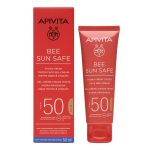 Apivita Bee Sun Safe Hydra Fresh Tinted Αδιάβροχο Αντηλιακό Gel Προσώπου SPF50 με Χρώμα 50ml