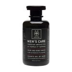 Apivita Men's Care Hair and Body Wash (250ml) - Ανδρικό Σαμπουάν και Αφρόλουτρο με Κάρδαμο & Πρόπολη