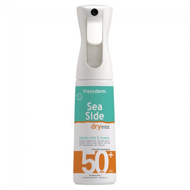 sea-side-dry-mist-spf50-300ml-enlarge Frezyderm Sea Side Dry-Mist Family Spray SPF50+ (300ml) - Αντηλιακό Προσώπου και Σώματος - Image 1