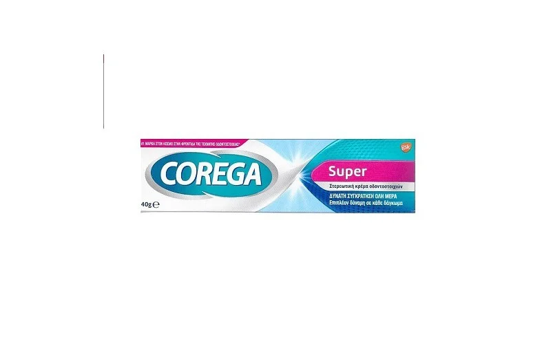 s3 Corega 3D Hold Super Cream (40gr) - Στερεωτική Κρέμα Οδοντοστοιχιών - Image 1