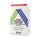 Alcon Tears Naturale Free Med Οφθαλμικές Σταγόνες για Ξηροφθαλμία 30x0.4ml
