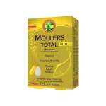 Mollers Total Plus - Συμπλήρωμα Διατροφής με Ωμέγα 3, Βιταμίνες, Μέταλλα & Βότανα