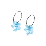 FLOWER AQUAMARINE 12MM RING 14MM