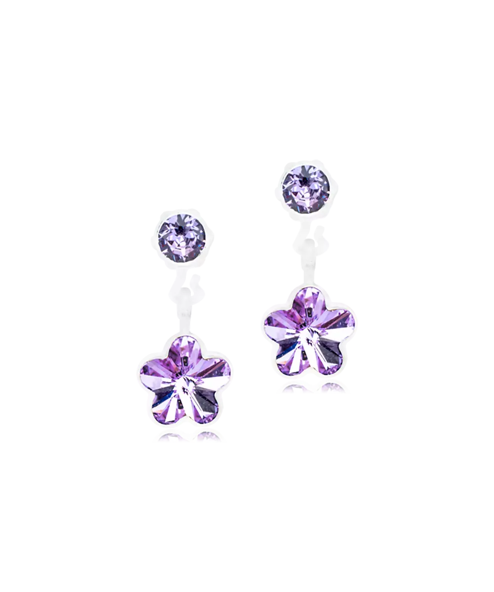 0240D Pendant Flower Violet 4-6mm - Image 1