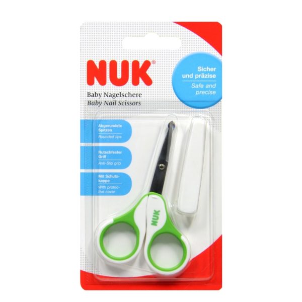 Nuk Ψαλιδάκι Μωρού Ασφαλείας Πράσινο 1τμχ
