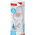 NUK Disney Bambi First Choice Plus Mπιμπερό 300ml με Δείκτη Ελέγχου Θερμοκρασίας