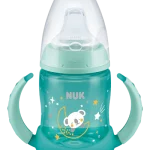 NUK First Choice Μπιμπερό εκπαίδευσης Night 150ml, ρύγχος σιλικόνης, πράσινο
