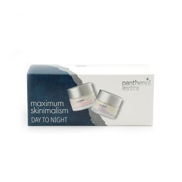Panthenol Extra Maximun Skinimalism Day to Night Πακέτο Προσφοράς με Ενυδατική Κρέμα Ημέρας, 50ml & Αντιγηραντική Κρέμα Νύχτας, 50ml