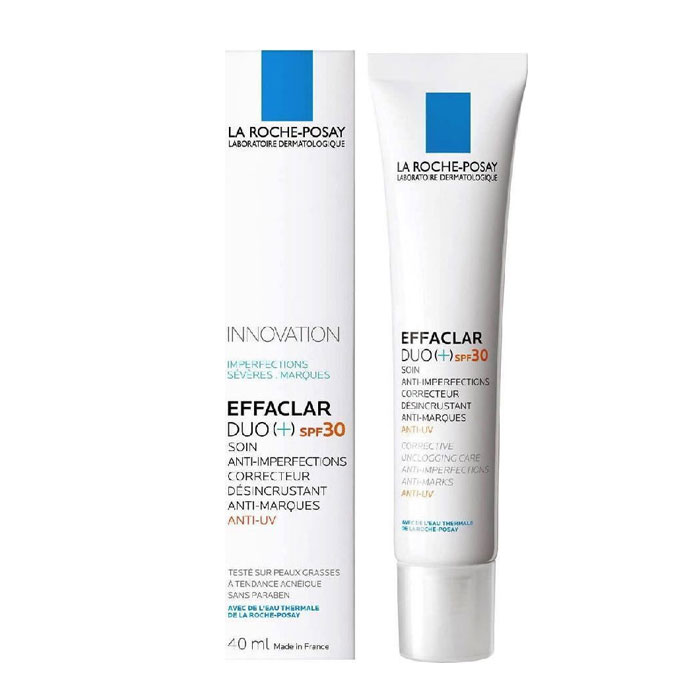 16 La Roche-Posay Effaclar Duo (+) SPF30 Επανορθωτική Κρέμα κατά των Ατελειών, 40ml - Image 1