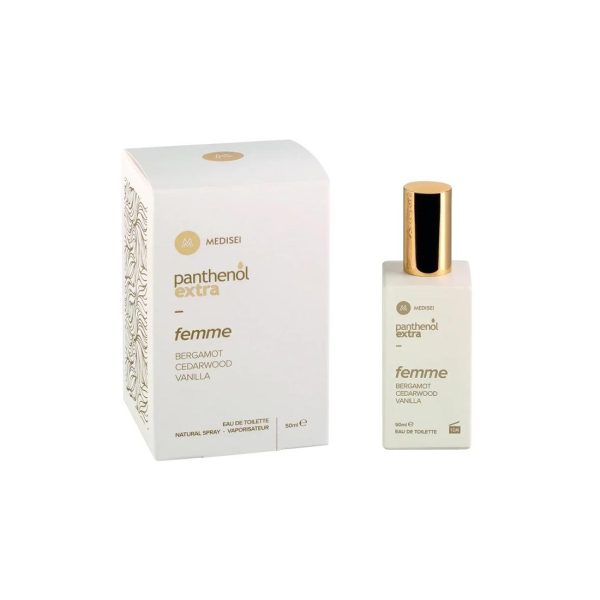 Panthenol Extra Femme Eau de Toilette (50ml) - Γυναικείο Άρωμα με Αιθέριο Περγαμόντου και Πράσινων Φύλλων