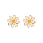 Medisei – Γυναικεία Σκουλαρίκια Καρφωτά από Ασήμι Επιχρυσωμένα