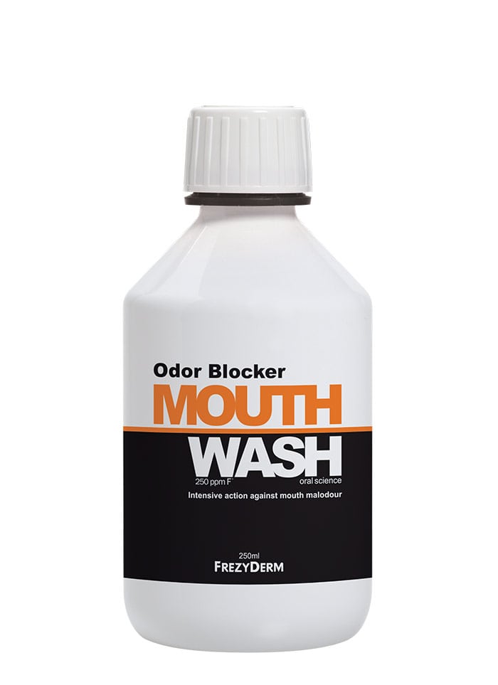 1 Frezyderm Odor Blocker Mouthwash Στοματικό Διάλυμα για την Κακοσμία του Στόματος, 250ml - Image 1