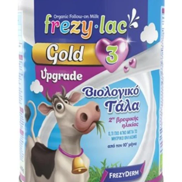 Frezylac Gold UPGRADE 3 Πίνω & Μεγαλώνω Βιολογικό Ρόφημα Γάλακτος σε Σκόνη για μετά τον 10ο μήνα, 400g