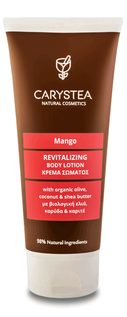 CARYSTEA-BODY-LOTION-MANGO-ΚΡΕΜΑ-ΣΩΜΑΤΟΣ-ΜΑΝΓΚΟ CARYSTEA Κρέμα σώματος με άρωμα μάνγκο 200ml - Image 1
