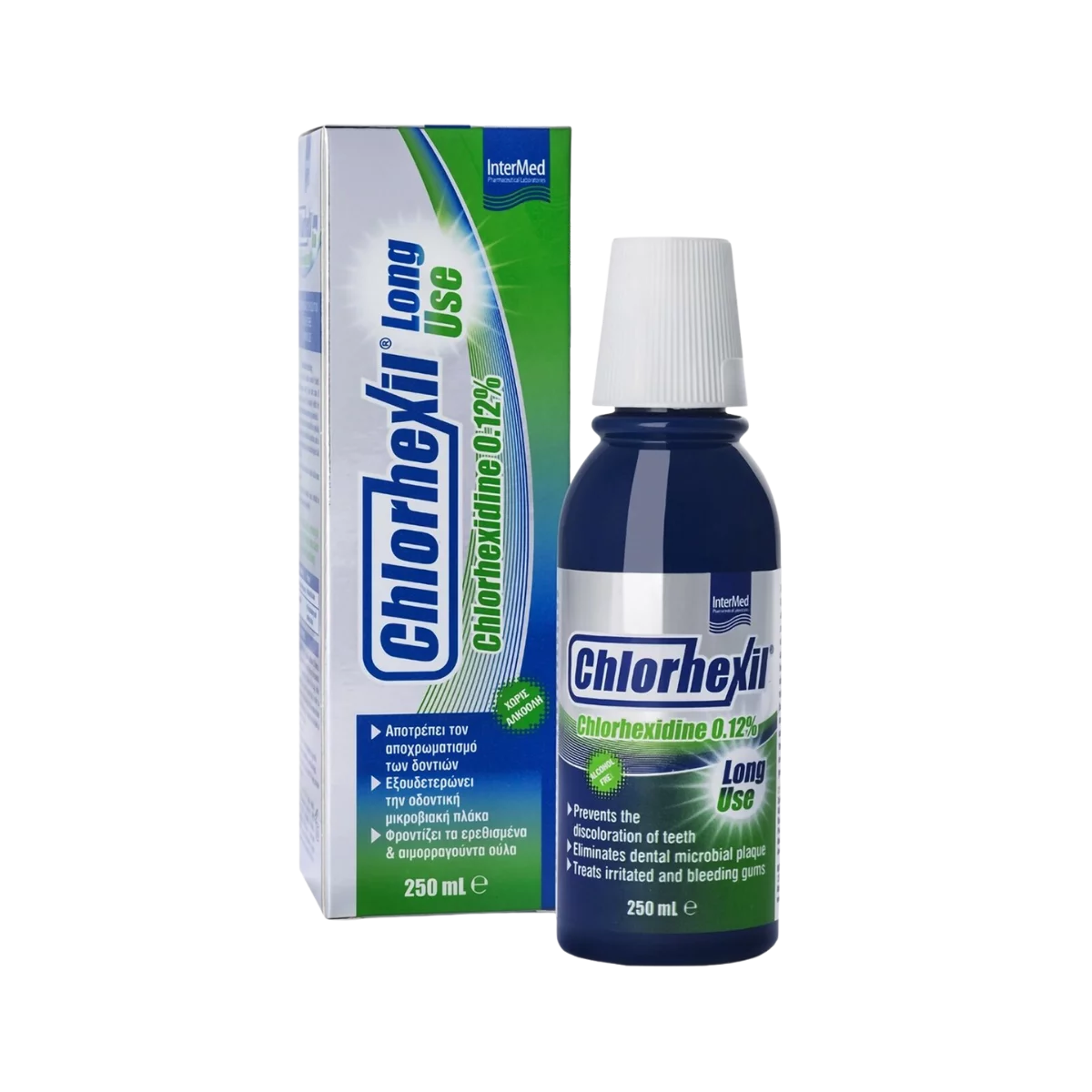 7 Intermed Chlorhexil 0.12% Mouthwash Long Use Στοματικό Διάλυμα με χλωρεξιδίνη 0.12%, 250ml - Image 1