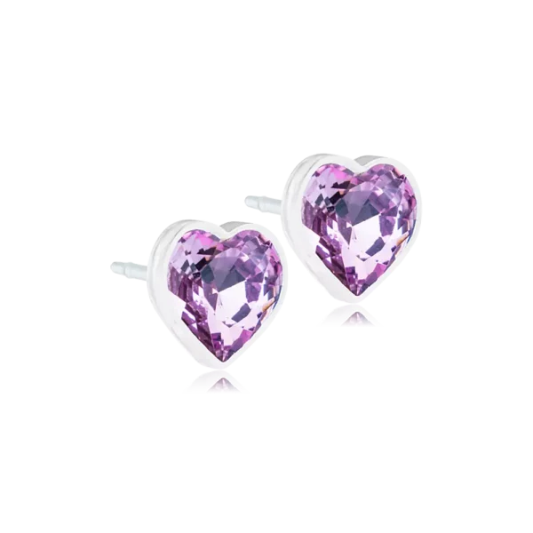 Heart light Amethyst 6MM