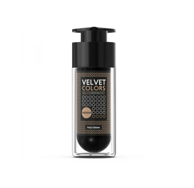 1 Frezyderm Velvet Colors Make up Regulator Matifying Effect Color Medium 30ml - Image 1