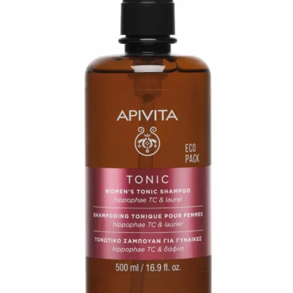 Apivita Τονωτικό Σαμπουάν Κατά της Τριχόπτωσης για Γυναίκες Hippophae TC & Δάφνη 500ml