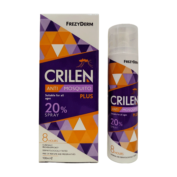 Frezyderm CRILEN ANTI-MOSQUITO PLUS SPRAY 20% για προστασία από Κουνούπια