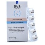 Intermed Eva Intima Lactic Ovules Minor Discomfort  - Κολπικά Υπόθετα για τη Ρύθμιση του pH (10τμχ)