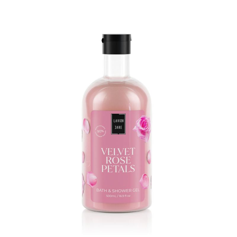 9 LAVISH CARE SHOWER GEL - VELVET ROSE PETALS - 500ML - Image 1