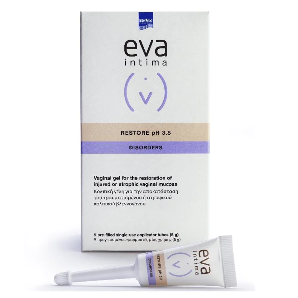 11 Intermed Eva Intima Restore pH 3.8 Disorders - Κολπική Γέλη Αποκατάστασης του Bλεννογόνου - Image 1