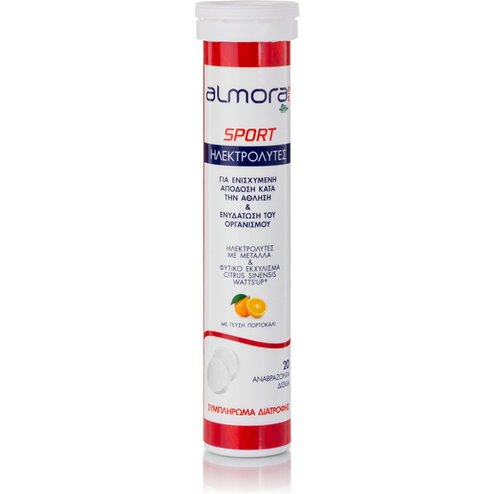 2 Almora Sport - Ηλεκτρολύτες με Μέταλλα για Ενυδάτωση με Γεύση Πορτοκάλι για την Άθληση - Image 1