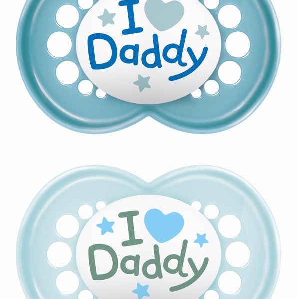 MAM Πιπίλα Ι Love Mummy & Daddy Σιλικόνης 16+ μηνών