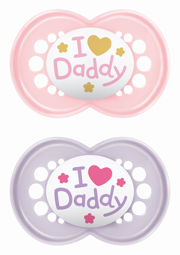 13 MAM Πιπίλα Ι Love Mummy & Daddy Σιλικόνης 6-16 μηνών - Image 1