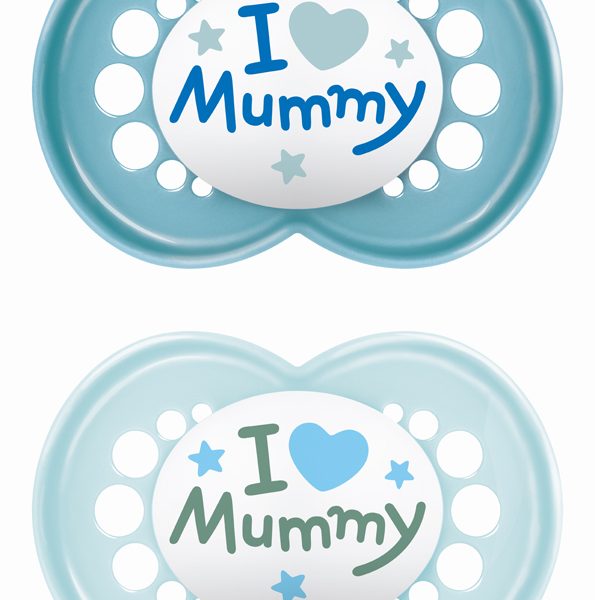 MAM Πιπίλα Ι Love Mummy & Daddy Σιλικόνης 16+ μηνών