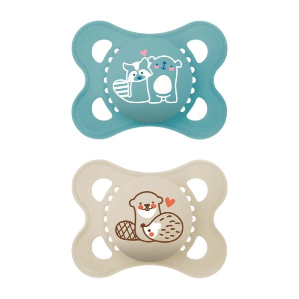 Mam Original Ορθοδοντικές Πιπίλες Σιλικόνης για 2-6 μηνών