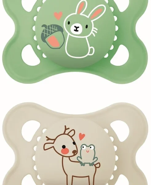 Mam Original Ορθοδοντικές Πιπίλες Σιλικόνης για 2-6 μηνών