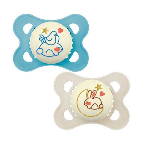 Mam Πιπίλες Σιλικόνης Original Night για 2-6 μηνών