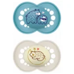 Mam Σετ Πιπίλες Σιλικόνης Day & Night για 6-16 μηνών