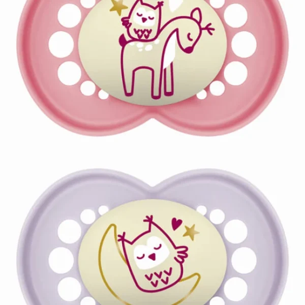 Mam Πιπίλες Σιλικόνης Original Night για 6-16 μηνών