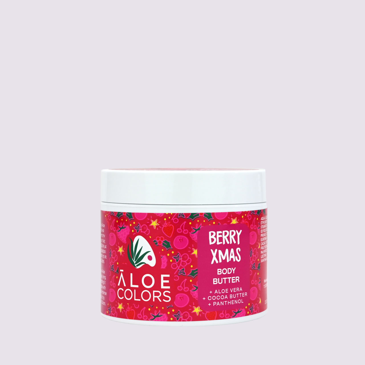 Berry-Xmas-Body-Butter ALOE+COLORS BODY BUTTER BERRY XMAS 200ml - Image 1