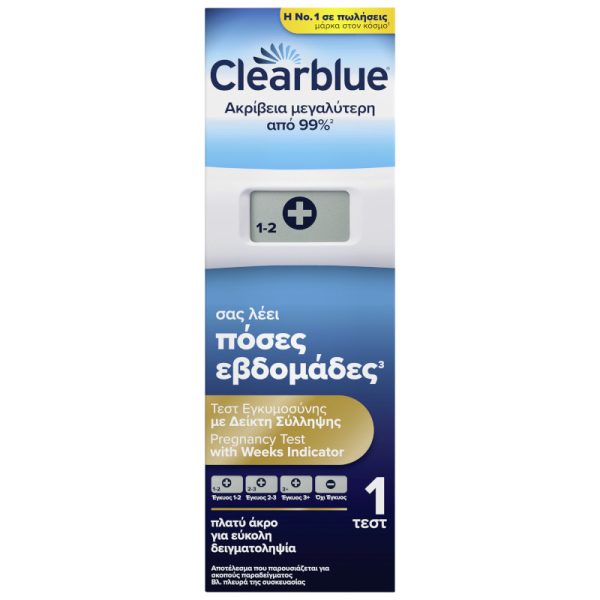 Clearblue Digital - Ψηφιακό Τεστ Εγκυμοσύνης με Δείκτη Σύλληψης