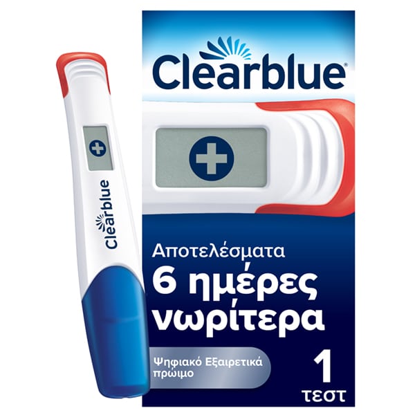 Clearblue Pregnancy Test Ultra Early Digital (1τμχ) - Ψηφιακό Τεστ Εγκυμοσύνης Εξαιρετικά Πρώιμης Ανίχνευσης
