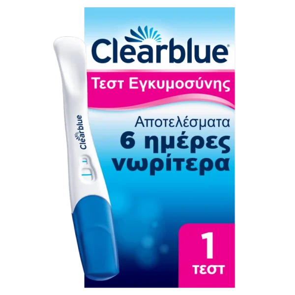 Clearblue Test (1τεστ) - Τεστ Εγκυμοσύνης Πρώιμης Ανίχνευσης