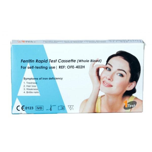 All Test Ferritin Rapid Test Kit Τεστ Ταχείας Αυτοδιάγνωσης Φερριτίνης Στο Αίμα 1 Τεμάχιο