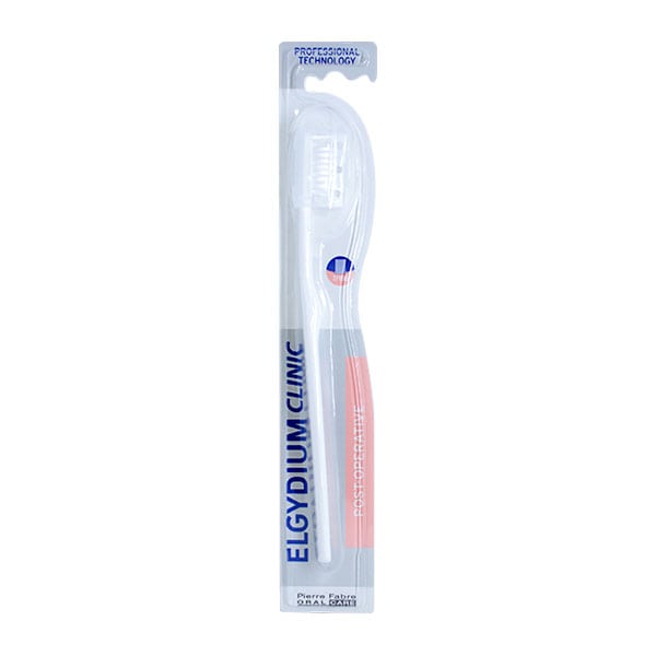 Elgydium Clinic Post-Operative White Toothbrush  - Μαλακή Οδοντόβουρτσα για Μετά Από Εγχείρηση