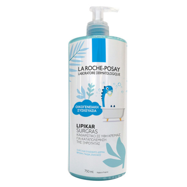 La Roche Posay Lipikar Surgras Concentrated Shower Cream - Καθαρισμός πρόσωπο, σώμα (ξηρή επιδερμίδα)
