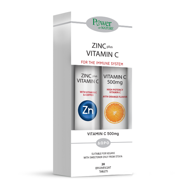 Power of Nature Zinc & Vitamin C Stevia