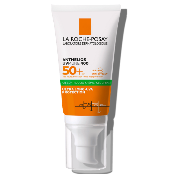 La Roche Posay Anthelios UV Mune 400 Oil Control SPF50+  - Ματ Αντιηλιακή Προσώπου