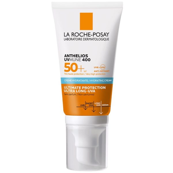 La Roche Posay Anthelios UV Mune 400 Hydrating Cream SPF50+  - Ενυδατική Αντηλιακή Χωρίς Άρωμα
