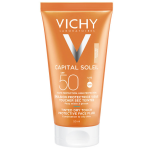 Vichy Capital Soleil SPF50 Tinted Dry Touch Protective Face Fluid Αντηλιακή Κρέμα Προσώπου με Χρώμα για Ματ Αποτέλεσμα