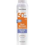 Frezyderm Sun Screen Invisible Spray SPF50 - Αντηλιακό διάφανο spray σώματος